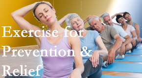 Back And Neck Care Center suggests exercise as a key part of the back pain and neck pain treatment plan for relief and prevention.