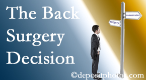 Severna Park back surgery for a disc herniation is an option to be carefully studied before a decision is made to proceed. 