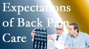 The pain relief expectations of Severna Park back pain patients influence their satisfaction with chiropractic care. What’s realistic?