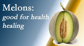 Back And Neck Care Center shares how nutritiously good melons can be for our chiropractic patients’ healing and health.