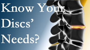 Your Severna Park chiropractor thoroughly understands spinal discs and what they need nutritionally. Do you?
