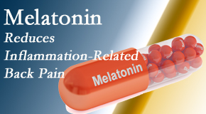 Back And Neck Care Center presents new findings that melatonin interrupts the inflammatory process in disc degeneration that causes back pain.