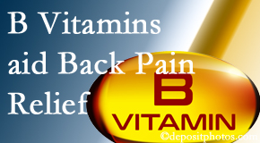 Back And Neck Care Center may include B vitamins in the Severna Park chiropractic treatment plan of back pain sufferers. 