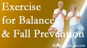Severna Park chiropractic care of balance for fall prevention involves stabilizing and proprioceptive exercise. 