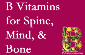 Severna Park bone, spine and mind benefit from exercise and vitamin B intake.
