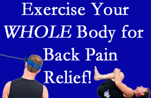 Severna Park chiropractic care includes exercise to help enhance back pain relief at Back And Neck Care Center.