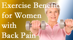 Back And Neck Care Center shares new research about how beneficial exercise is, especially for older women with back pain. 