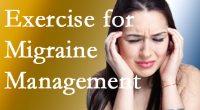 Back And Neck Care Center incorporates exercise into the chiropractic treatment plan for migraine relief.