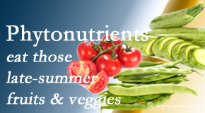Back And Neck Care Center presents research on the benefits of phytonutrient-filled fruits and vegetables. 