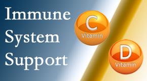 Back And Neck Care Center shares details about the benefits of vitamins C and D for the immune system to fight infection. 
