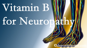 Back And Neck Care Center values the benefits of nutrition, especially vitamin B, for neuropathy pain along with spinal manipulation.