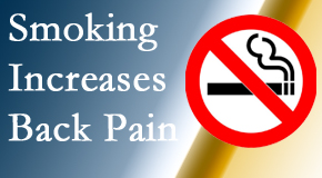Back And Neck Care Center explains that smoking intensifies the pain experience especially spine pain and headache.