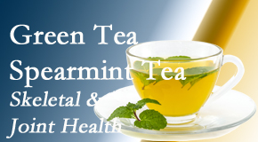 Back And Neck Care Center shares the benefits of green tea on skeletal health, a bonus for our Severna Park chiropractic patients.