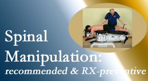 Back And Neck Care Center provides recommended spinal manipulation which may help reduce the need for benzodiazepines.