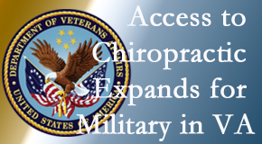 Severna Park chiropractic care helps relieve spine pain and back pain for many locals, and its availability for veterans and military personnel increases in the VA to help more. 