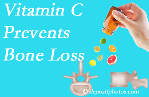  Back And Neck Care Center may recommend vitamin C to patients at risk of bone loss as it helps prevent bone loss.
