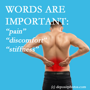 Your Severna Park chiropractor listens to every word used to describe the back pain experience to develop the proper, relieving treatment plan.