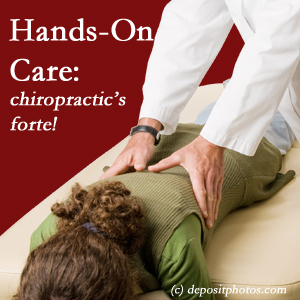 picture of Severna Park chiropractic hands-on treatment