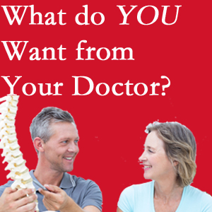 Severna Park chiropractic at Back And Neck Care Center includes examination, diagnosis, treatment, and listening!