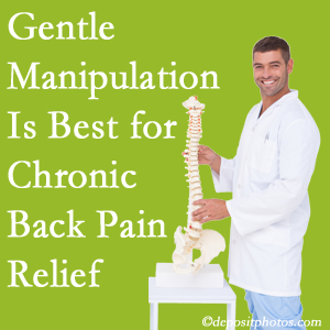 Gentle Severna Park chiropractic treatment of chronic low back pain is best. 