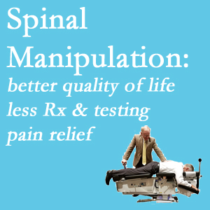 The Severna Park chiropractic care offers spinal manipulation which research is describing as beneficial for pain relief, better quality of life, and decreased risk of prescription medication use and excess testing.