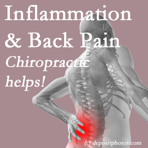 The Severna Park chiropractic care offers back pain-relieving treatment that is shown to reduce related inflammation as well.