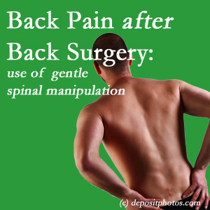 picture of a Severna Park spinal manipulation for back pain after back surgery