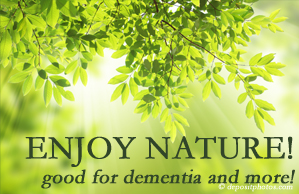 Back And Neck Care Center encourages our chiropractic patients to enjoy some time in nature! Interacting with nature is good for young and old alike, inspires independence, pleasure, and for dementia sufferers quite possibly even memory-triggering.