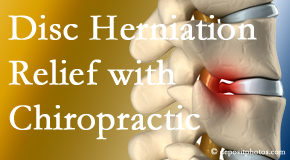 Back And Neck Care Center gently treats the disc herniation causing back pain. 